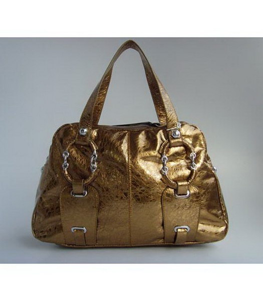 D & G di Miss Glamour Fur Stampa Handbag_Light Bronzo